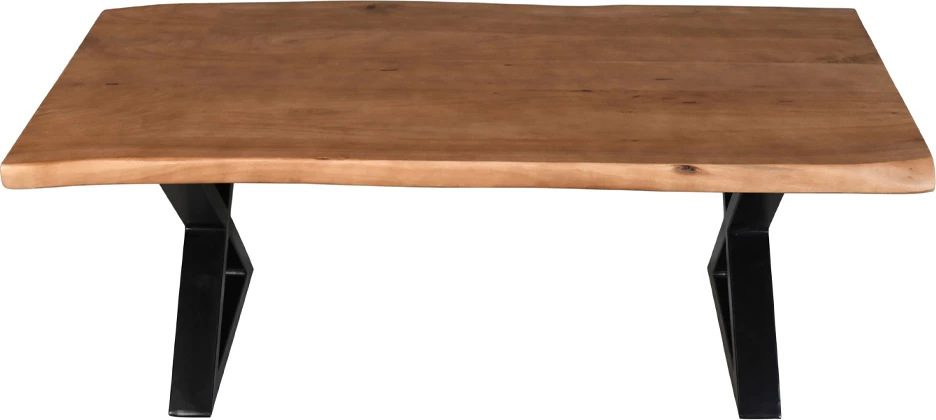 Tavolinë kafeje MINGLE, ngjyrë arre, e zezë, 115x60x42cm