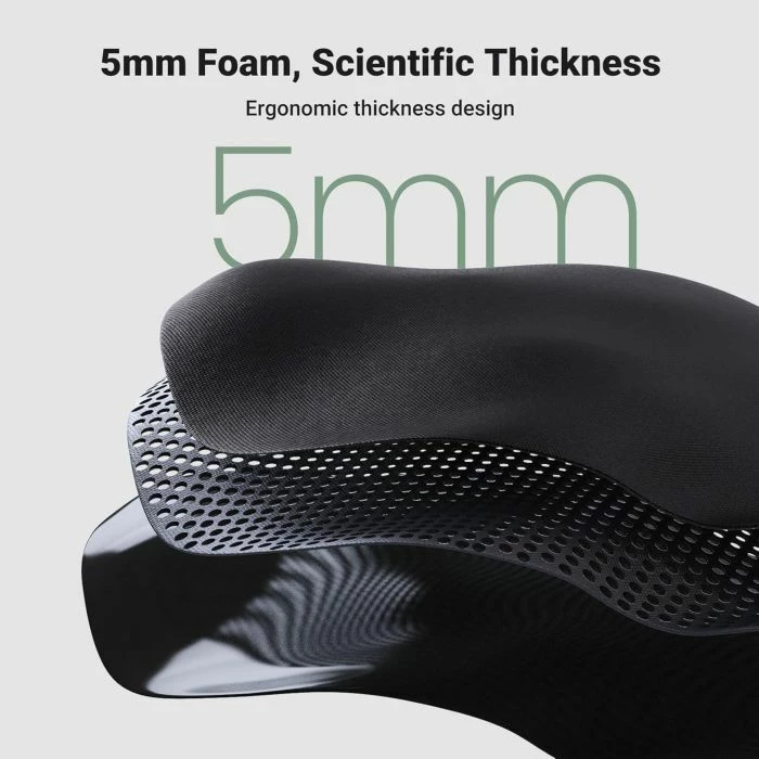 Mauspad ergonomik UGREEN 25245 me mbështetëse dore (memory foam), 220×245 mm, i zi