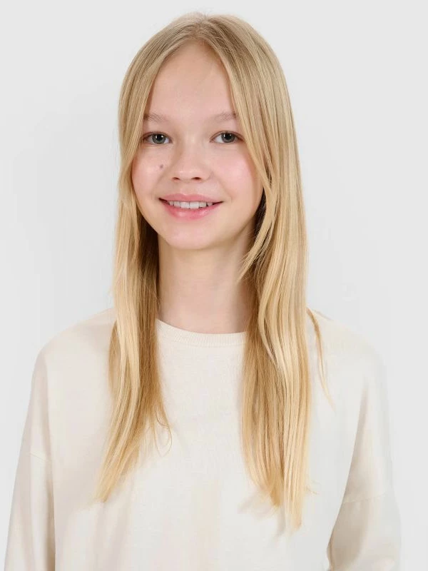 Maicë me mëngë të gjata oversize për femra të vogla 4f