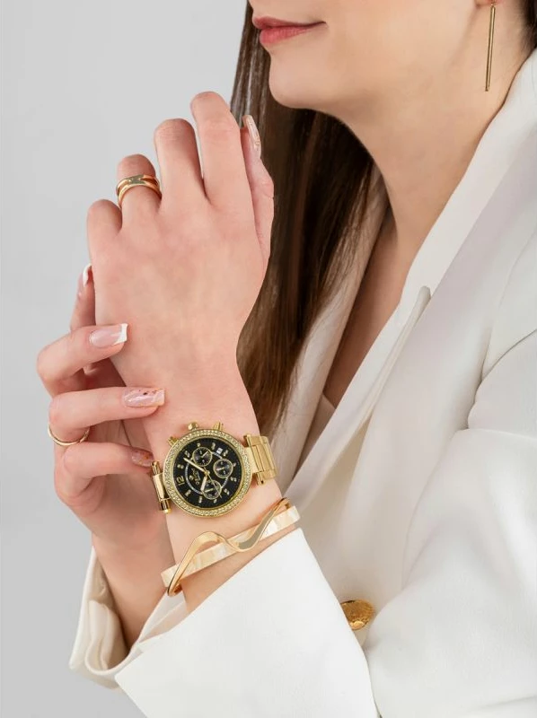 Orë dore femrash Giewont GW3380-B3, gold black, set