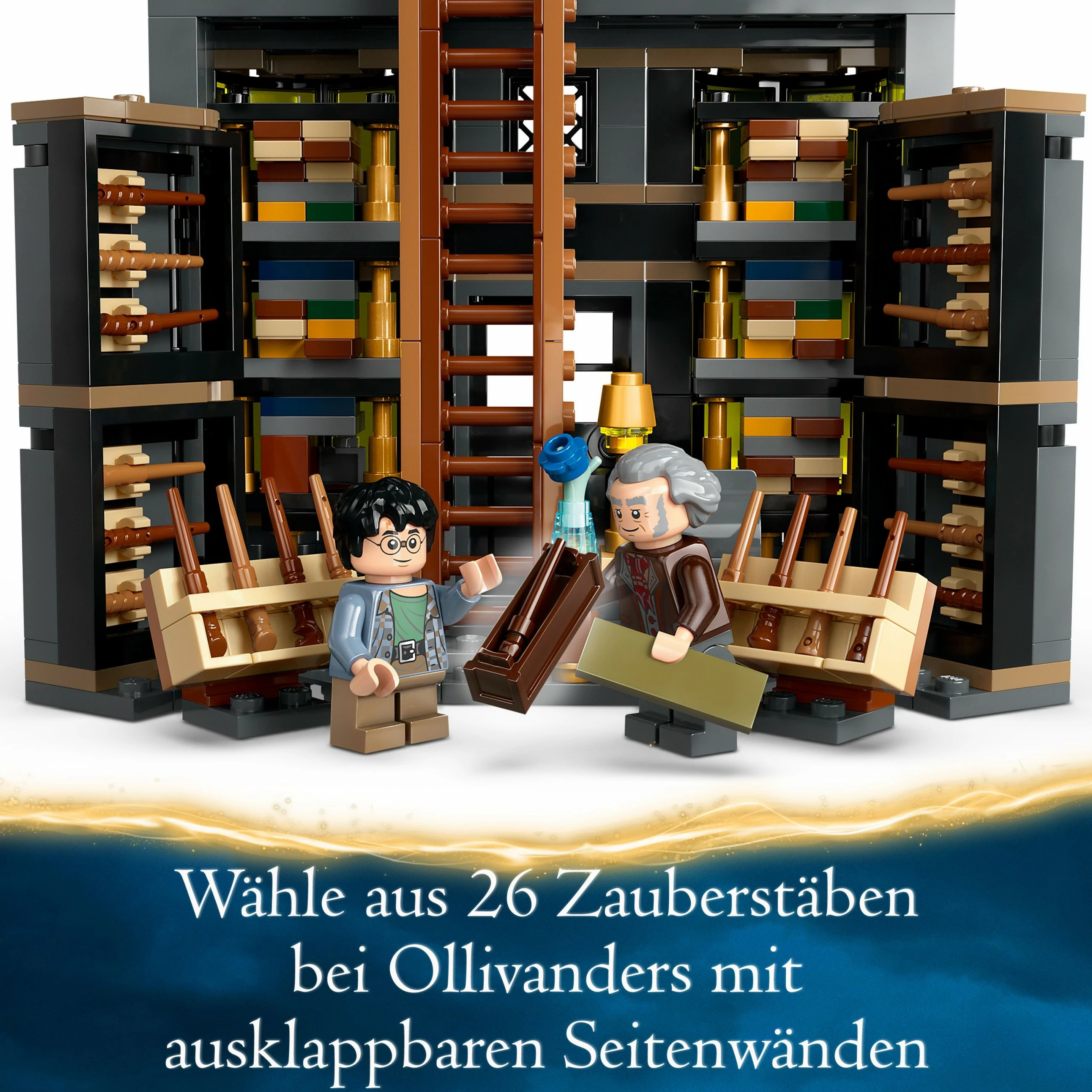 Set ndërtimi LEGO Ollivanders™ & Madam Malkin's Robes, 744 copë, shumëngjyrësh