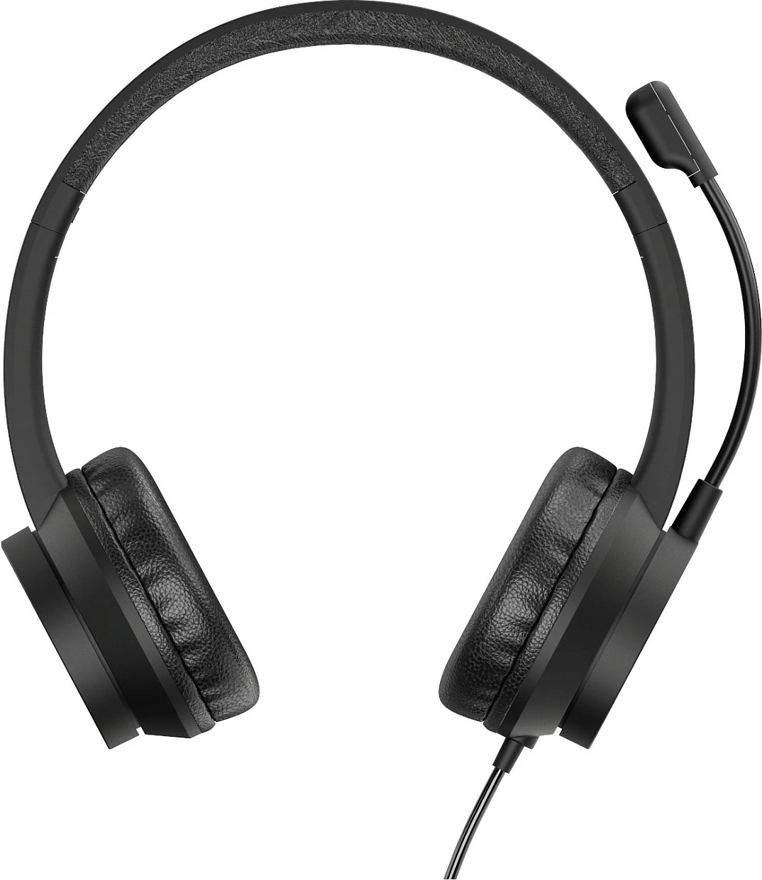 Kufje Conceptronic USB-A, mikrofon, 2m, e zezë