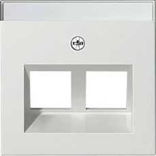 Prizë rrjeti GIRA 2640 03, RJ-45, 2x porta, e bardhë