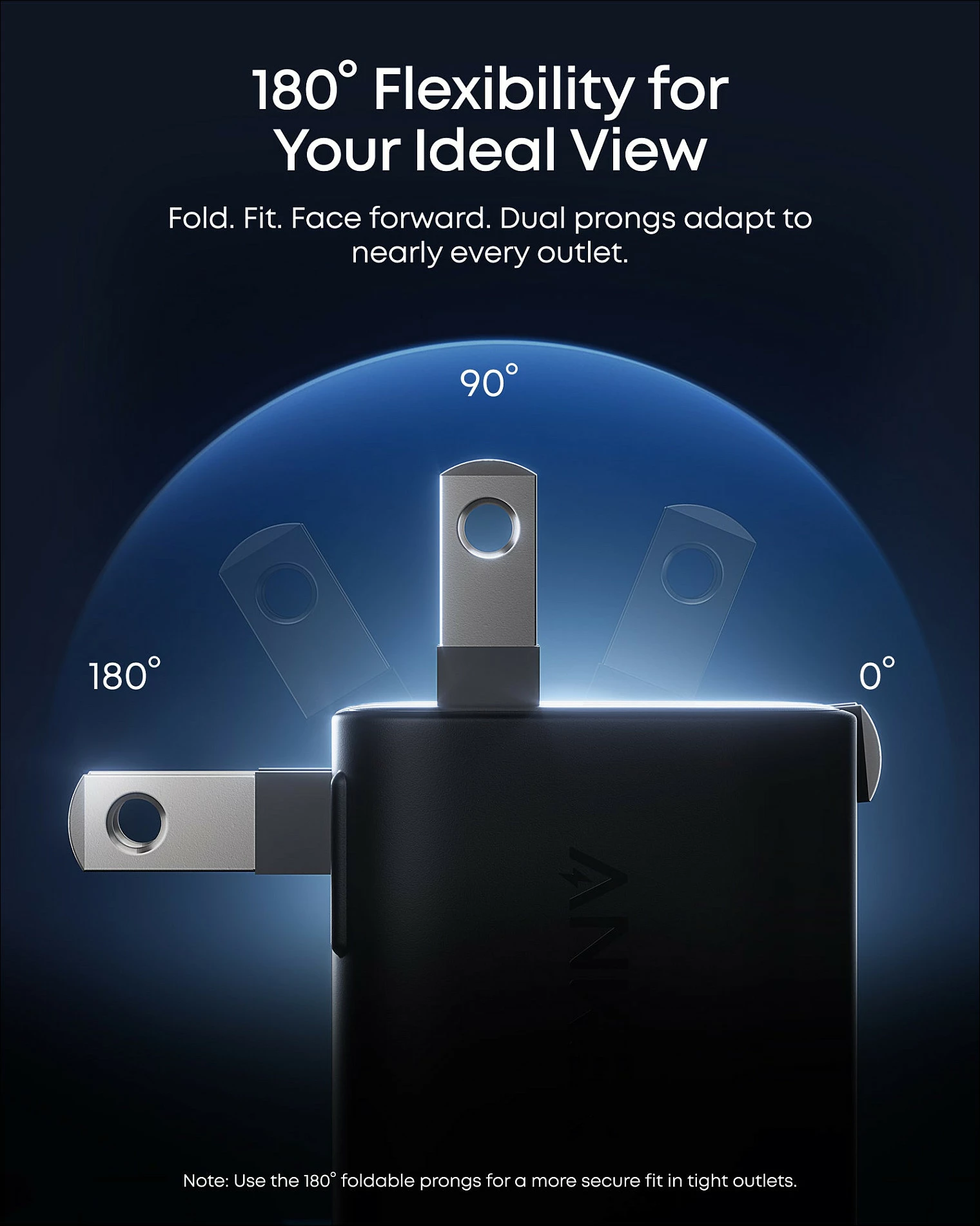 Karikues Anker Nano 45W GaN, 1x USB-C, me ekran, portokalli