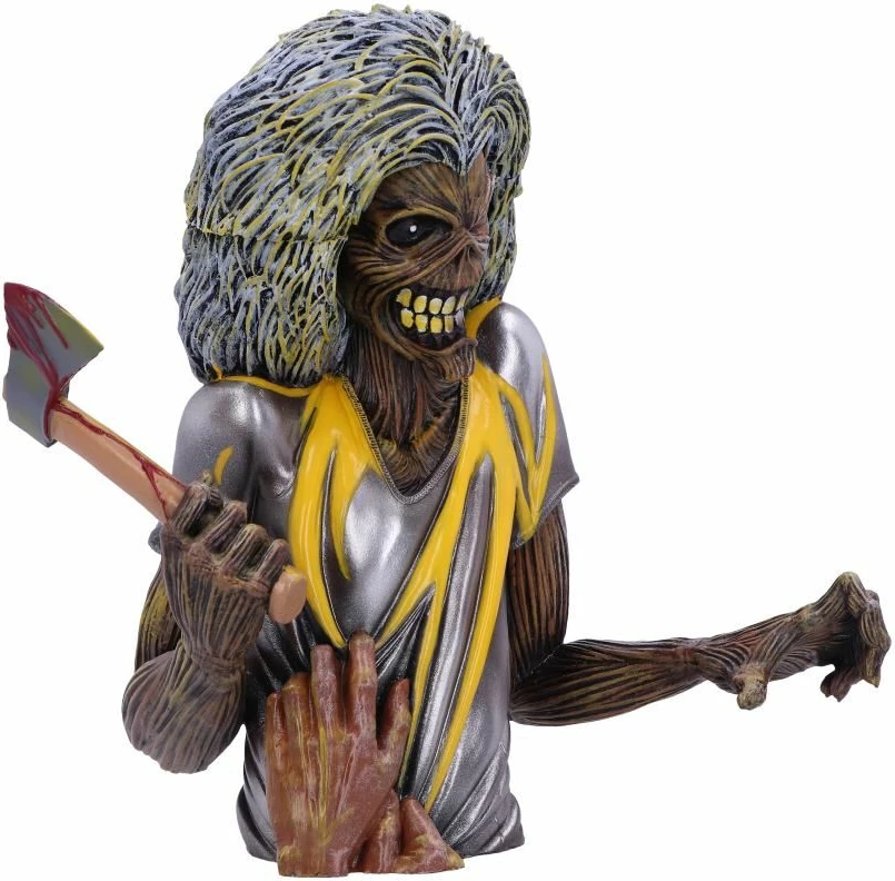 Kuti dekorative bust, NEMESIS NOW, Iron Maiden Killers, me hapësirë ruajtjeje