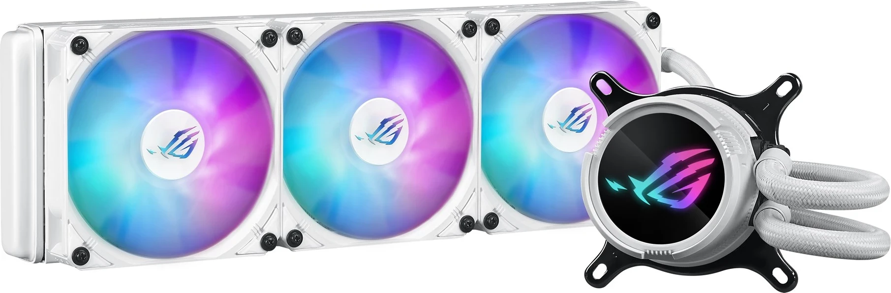 Kit i ftohjes së lëngshme për procesorin ASUS ROG Strix LC III 360 ARGB Edicioni i Bardhë