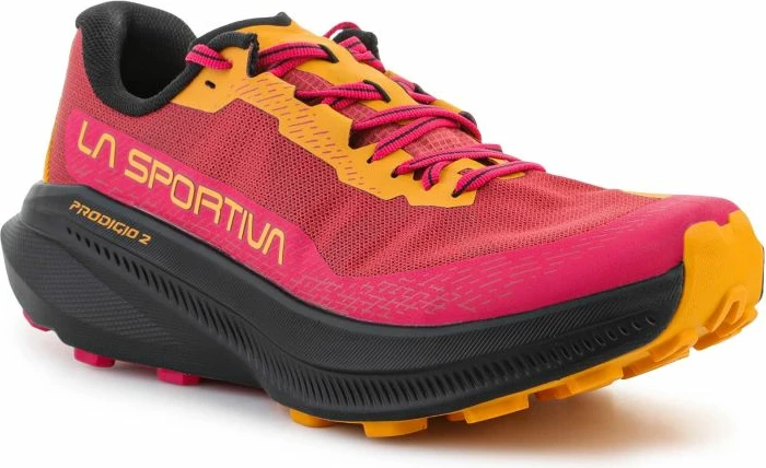 Atlete trail running për femra La Sportiva Prodigio 2, mineral red/azalea [Madhësia: 36.5]