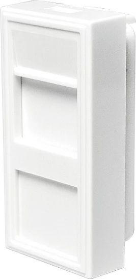 Insert modular faceplate francez LogiLink 22.5×45 mm, i bardhë