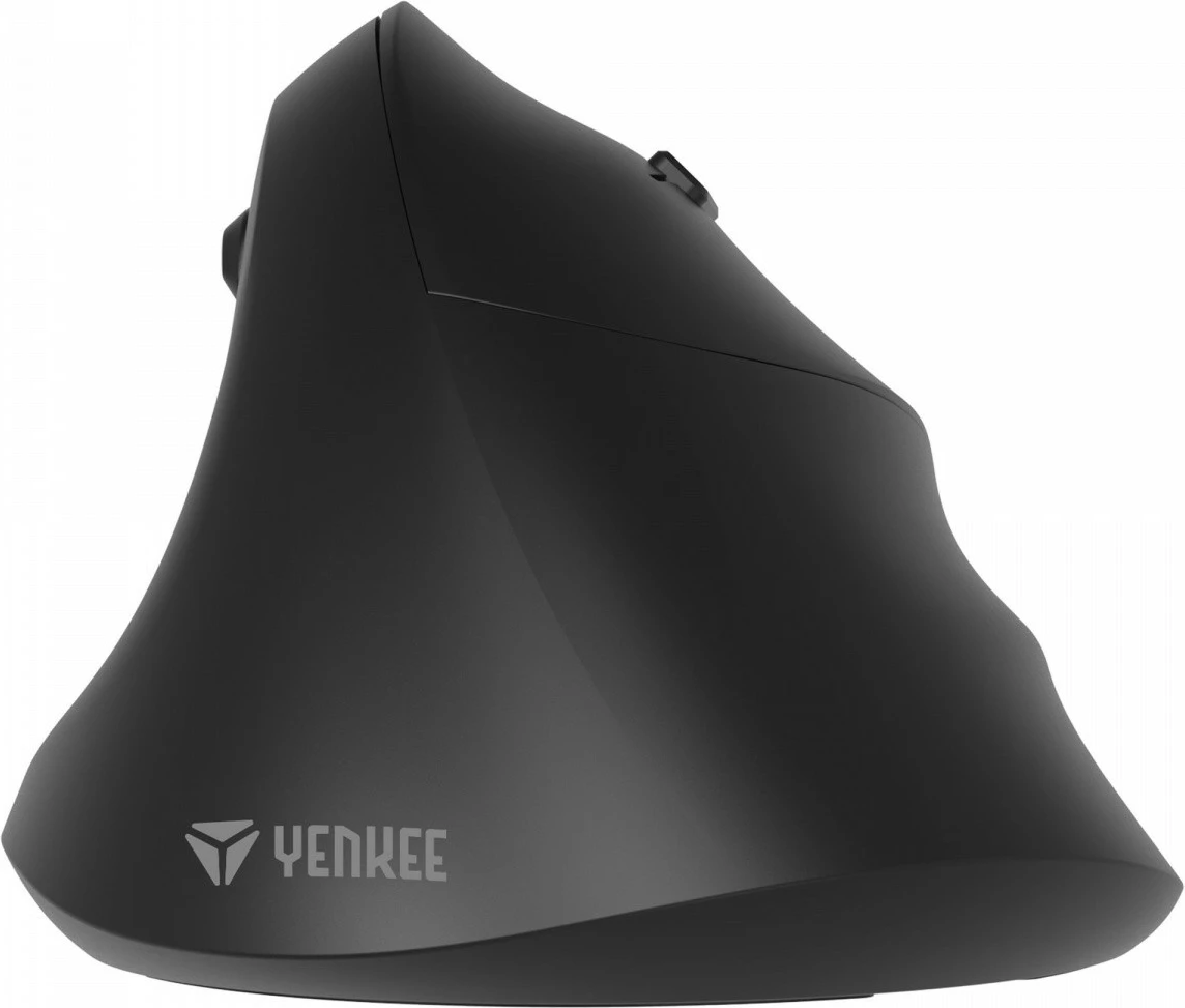 Maus ergonomik pa tela YENKEE YMS 5060, për dorën e djathtë, 2400 DPI, i zi