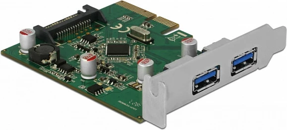 Kartelë zgjerimi PCIe DeLOCK 90298, 2x USB-A 10 Gbit/s, PCIe 3.0