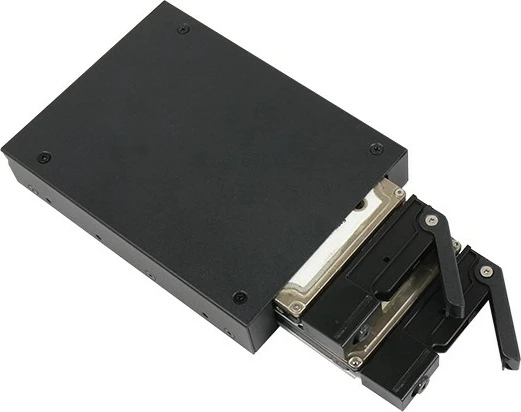 Rack për disk 2.5" Chieftec CMR-225, për kasë rrjeti/server, i zi