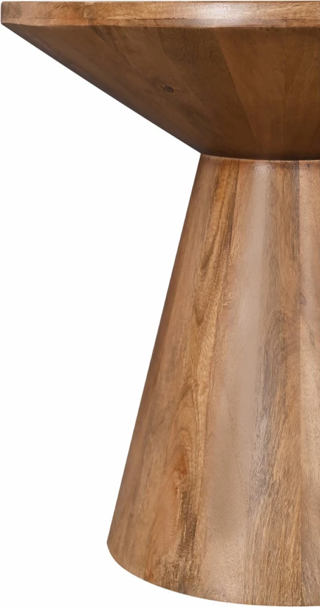 Tavolinë anësore Falso, dru mango natyral, 60x60x60