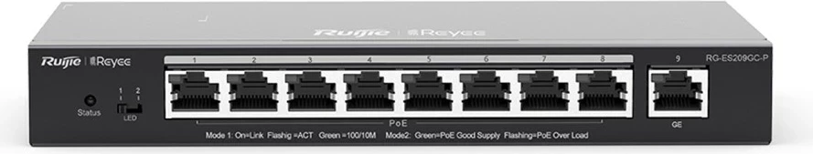 Switch Ruijie RG-ES209GC-P, Managed, 16 porte Gigabit, PoE, zi