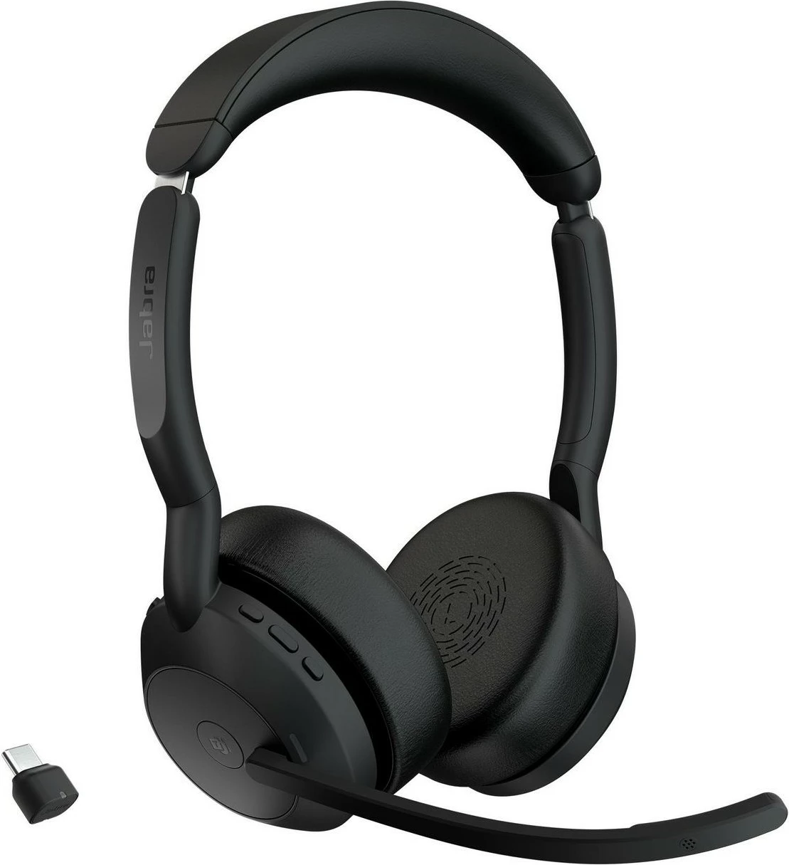 Kufje Jabra Evolve2 55, Wireless, Office/Call center, 20 - 20000 Hz, 130 g, e zezë