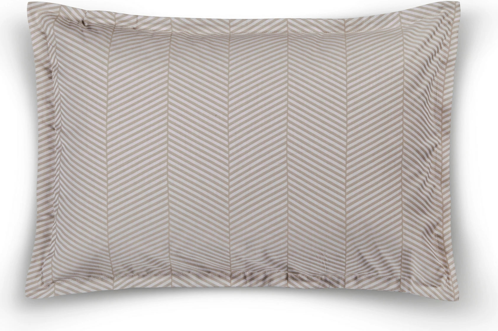 Jastëkëmbulesë Chevron, ngjyrë bezhë, 65x65cm
