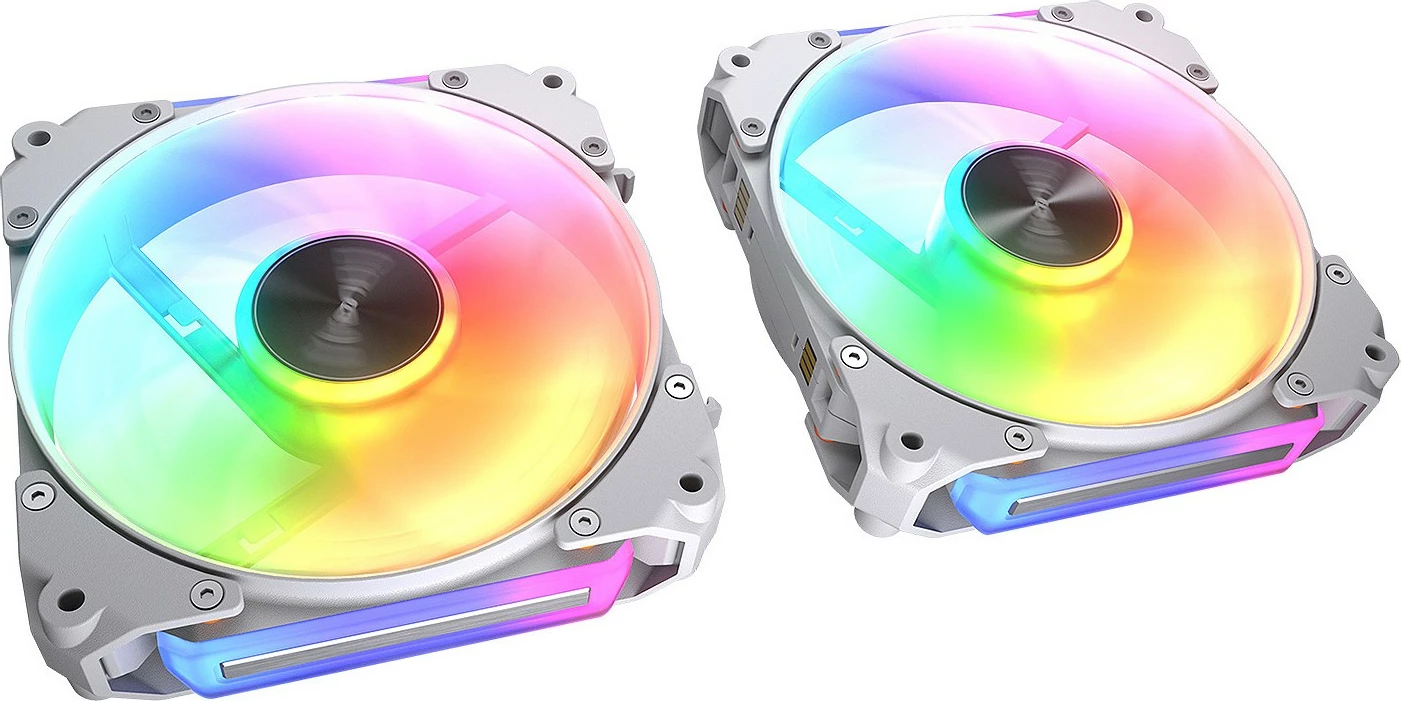 Ventilator kase Cougar Apolar 120 ARGB, 3 copë, i bardhë