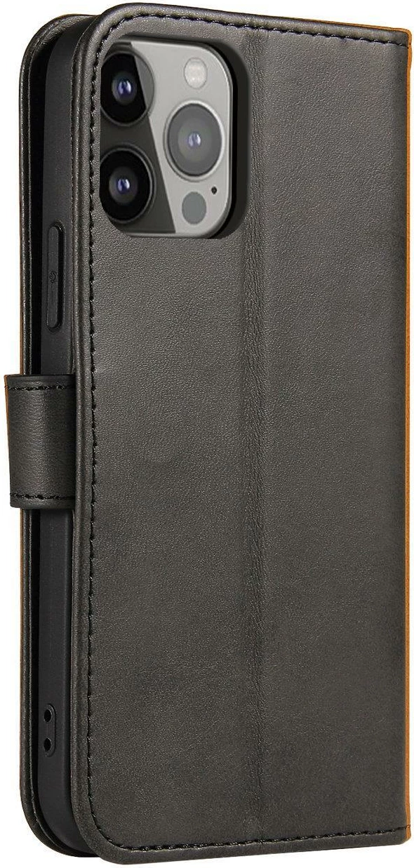 Mbështjellës Hurtel Magnet Case për Vivo Y35 / Vivo Y22 / Vivo Y22s, me kapak, portofol dhe qëndrim, i zi