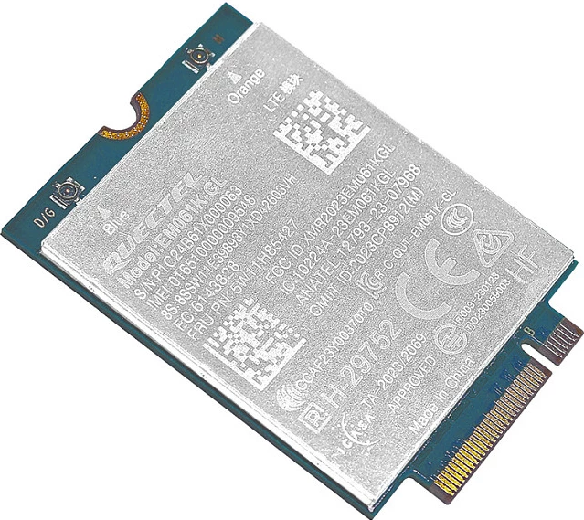 Modul WWAN Lenovo 4XC1Q24438, M.2, 4G LTE, për ThinkPad