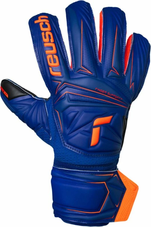 Doreza portieri Reusch Attrakt Infinity Finger Support, të zeza [Madhësia: 9]