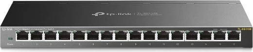 Switch TP-LINK TL-SG116E, 16 porta Gigabit Ethernet, kasë metalike