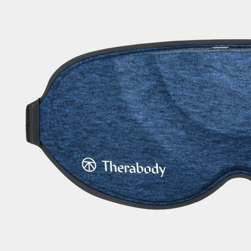 Maskë gjumi Therabody Sleep Mask, e zezë/blu
