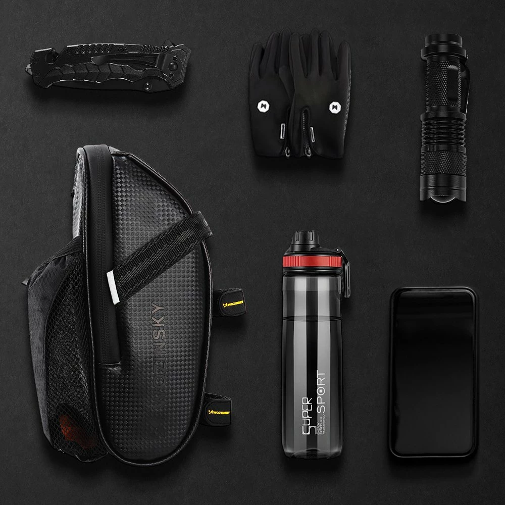 Çantë biçiklete Wozinsky WBB20BK, 1.5L, najlon, e zezë