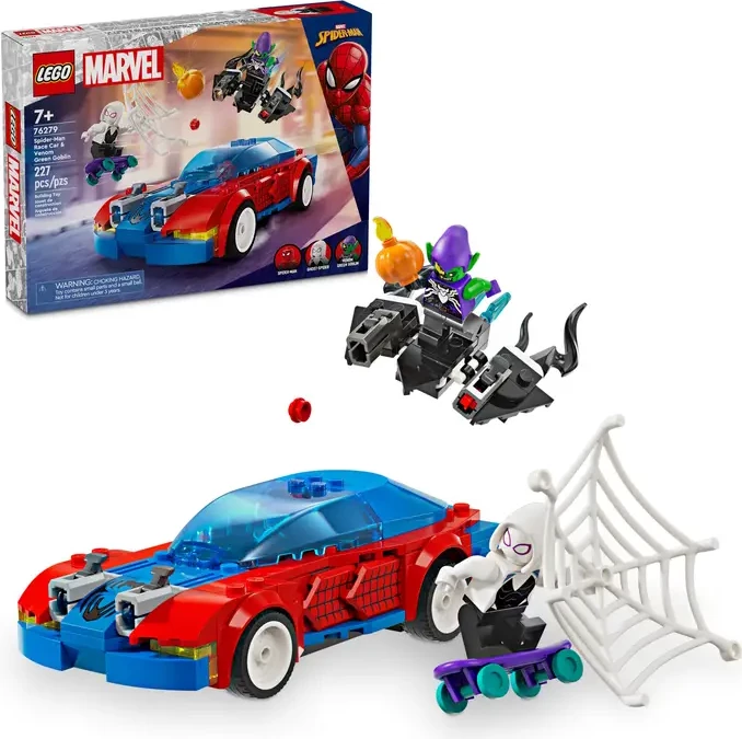 Spider-Man Race Car &amp; Venom..