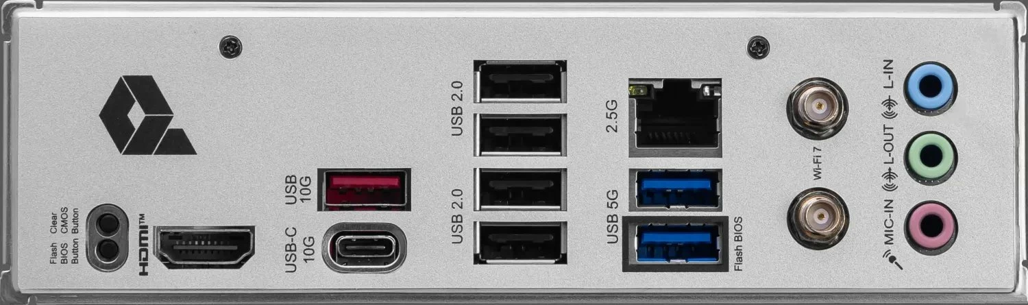 Pllakë amë MSI PRO B840-P WIFI, ATX, DDR5, Wi‑Fi 7 + Bluetooth, 2.5G LAN, argjendtë/zezë