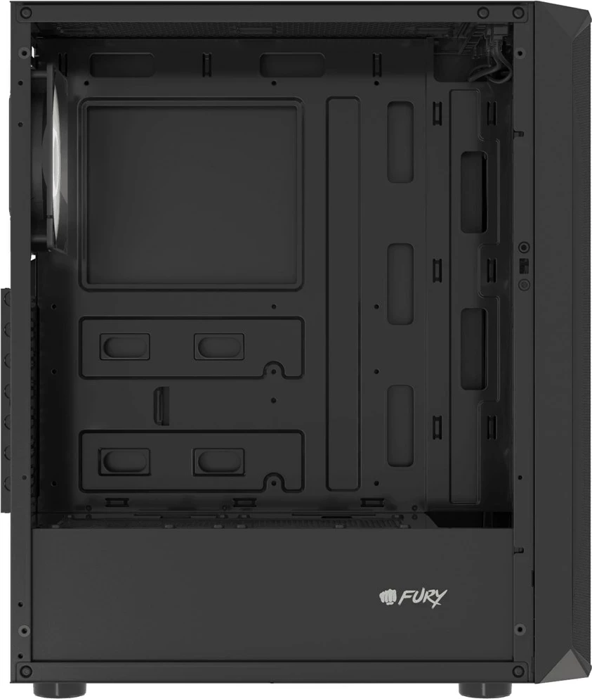 Kasë FURY Shobo SH4 RGB Midi Tower, E zezë