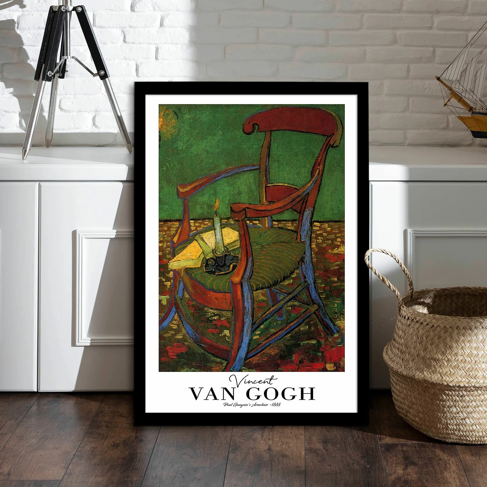 Pikturë dekorative me kornizë, Wallity, shumëngjyrëshe, 4262SYHGOGH-005, 42x62cm