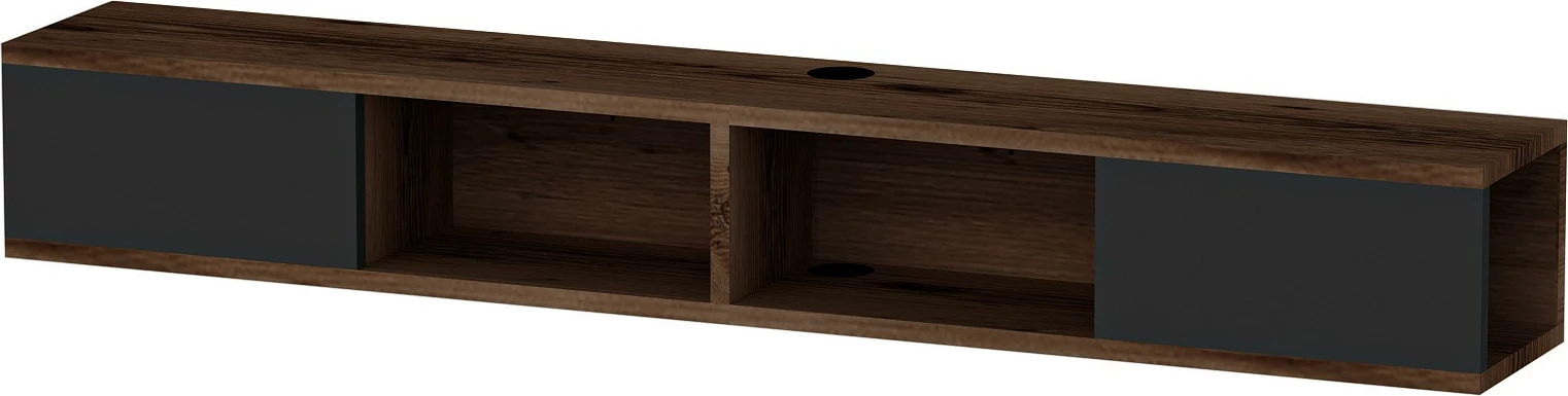 Komodë TV Hanah Home Mayer, ngjyrë arrë e çelët, antracit