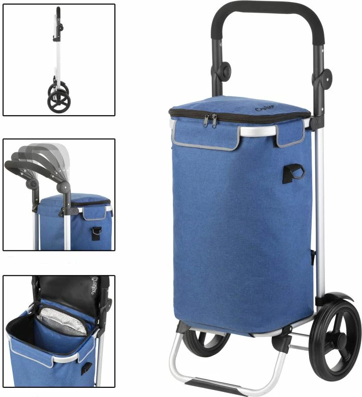 Karrocë blerjesh Cruiser, Yakimasport, për meshkuj dhe femra, blu