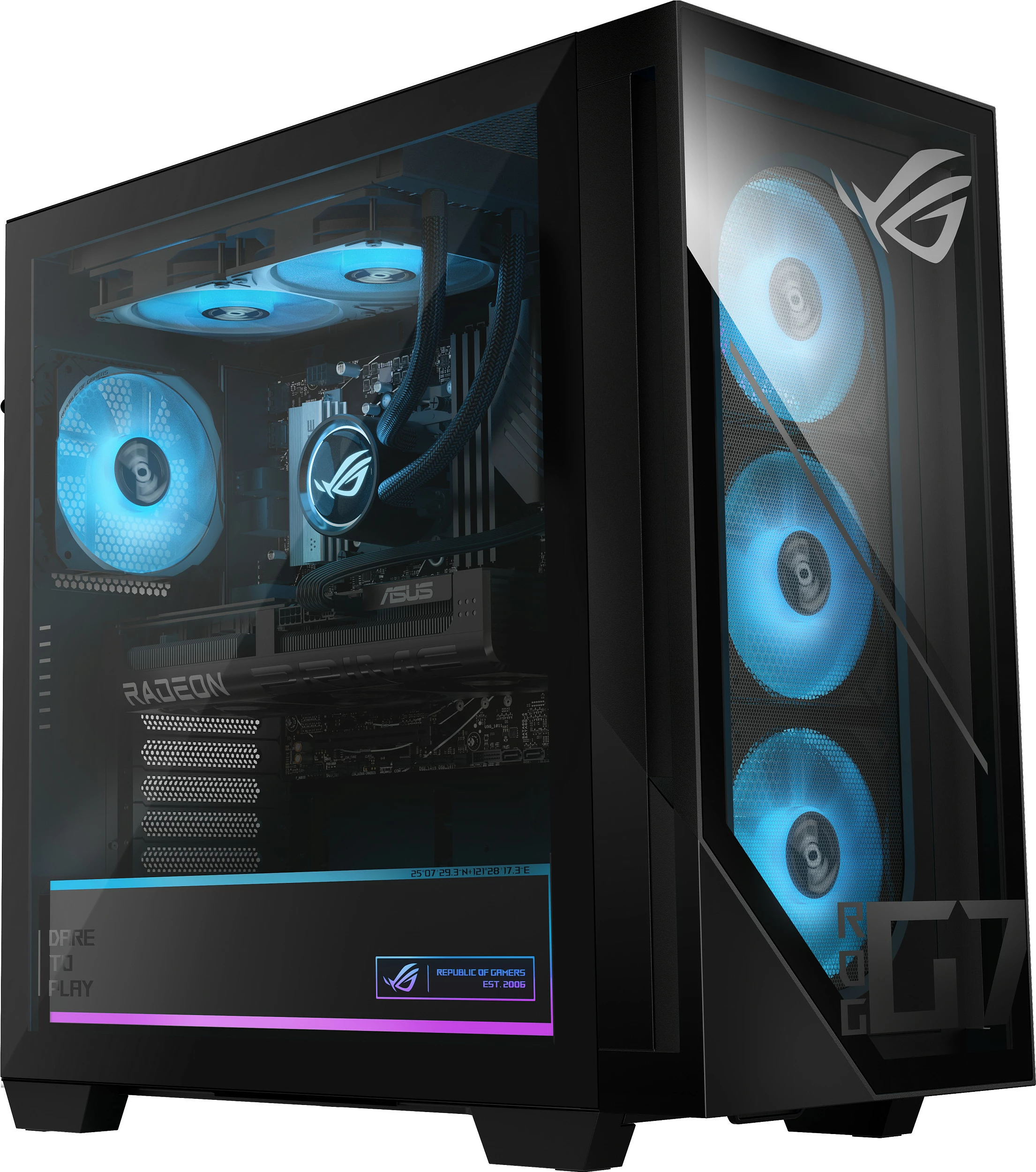 Kompjuter gaming ASUS ROG GM700 GM700TZ-R9800X283W, Ryzen 7 9800X3D, 32GB RAM, 2TB SSD, Radeon RX 9070 XT, Windows 11 Home, e zezë