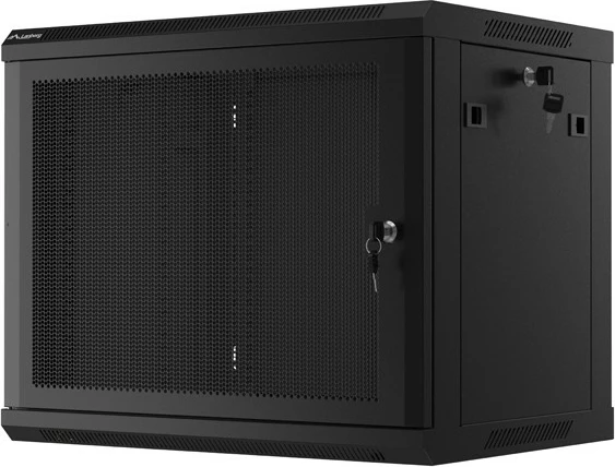 Kasë muri për server Lanberg WF01-6409-23B, 9U, 19 inç, 600x450 mm, e zezë