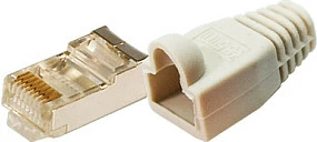 Konektor rrjeti LogiLink RJ45 CAT5e, paketim 100 copë, gri