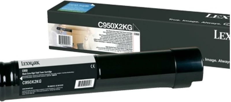 Toner Lexmark C950X2KG kapacitet shumë i lartë 24.000 faqe, i zi