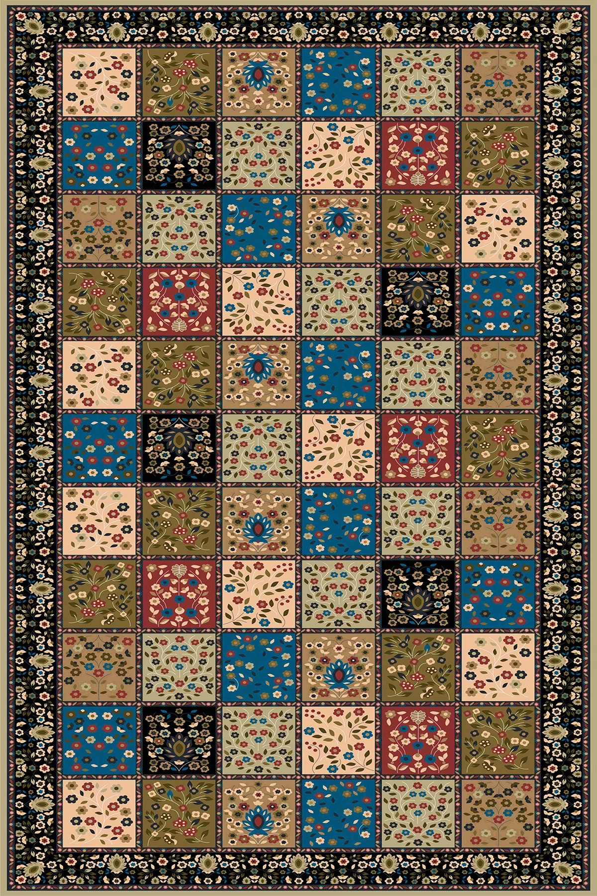 Qilim korridori, shumëngjyrësh, Conceptum Hypnose CT-1189, 80x150cm