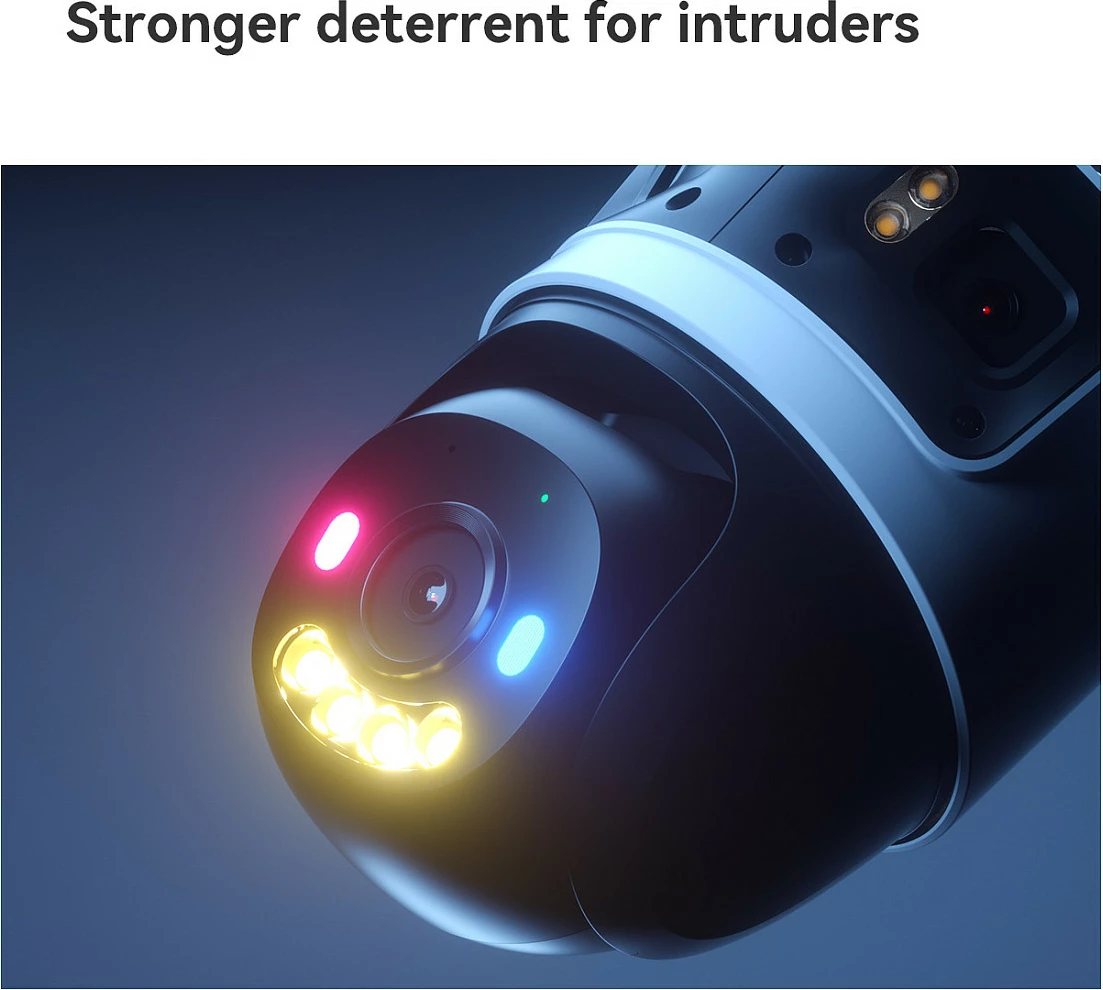 Kamerë sigurie IP Imou Cruiser Triple, Outdoor, Wi‑Fi & LAN, Pan/Tilt, MicroSD, Bardhë/Zi
