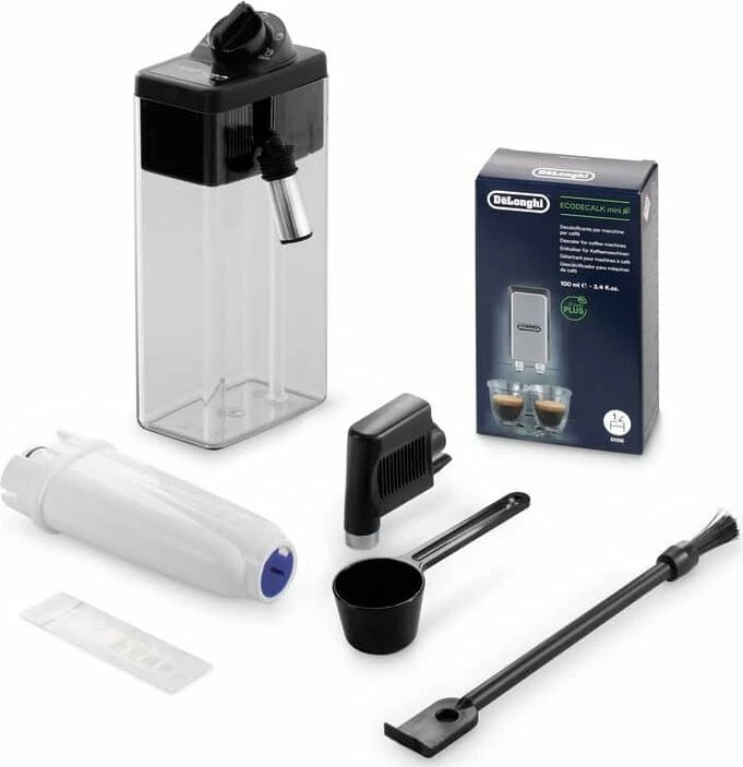 Makinë espresso automatike DeLonghi Dinamica Plus ECAM380.85.SB 1.8L 15 bar 1450W, zezë/argjend