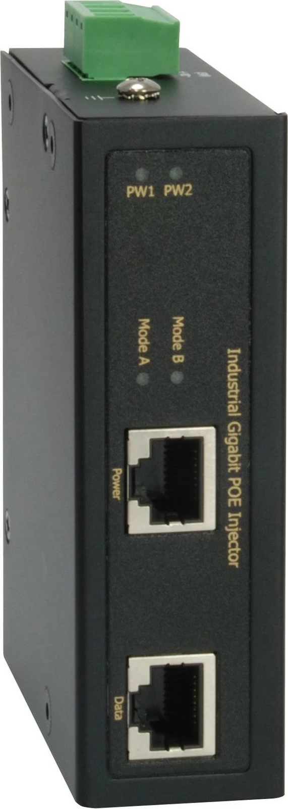 PoE injector LevelOne IGP-0102, Gigabit Ethernet, 1000 Mbit/s, e zezë
