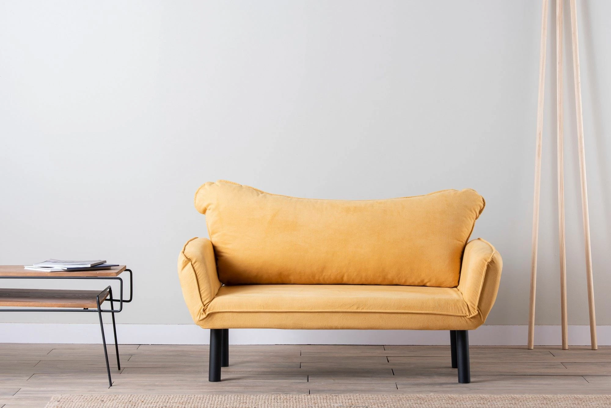 Divan-krevat 2 vendësh Atelier del Sofa, ngjyrë mustard