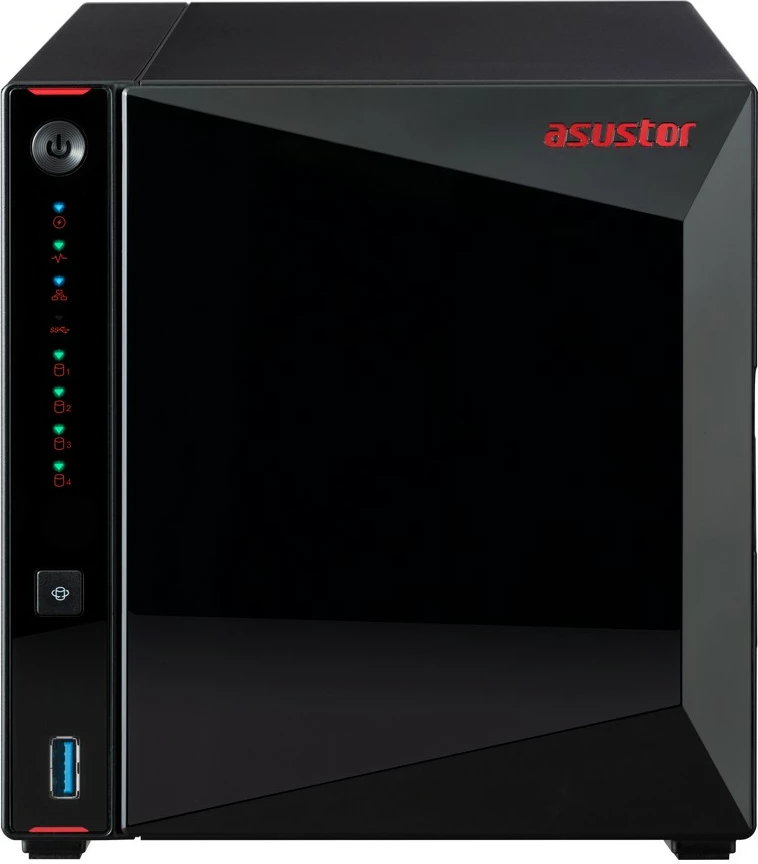 NAS Asustor Nimbustor 4 AS5304T, Intel Celeron J4105, 4 GB DDR4, e zezë