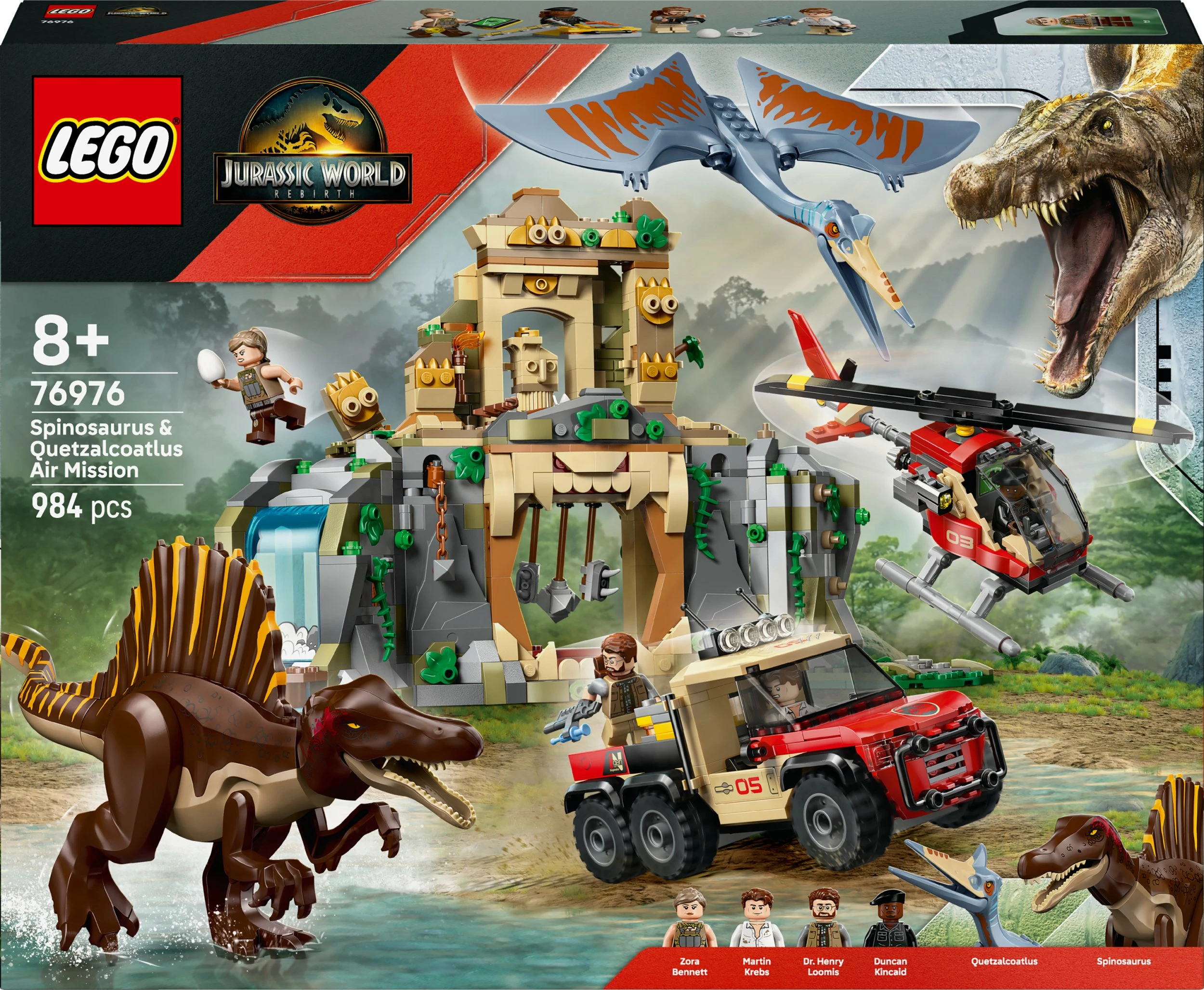 Set LEGO Jurassic World 76976 Aerial Mission, 984 pjesë
