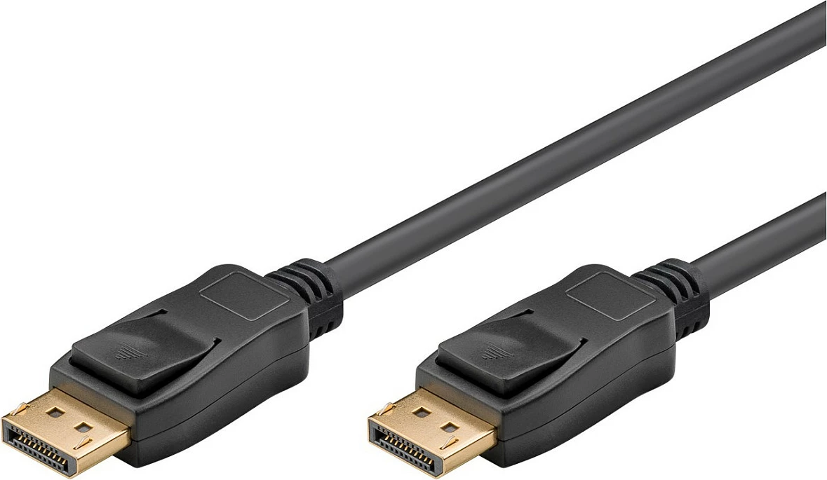 Kabllo DisplayPort Goobay 64798, 2 m, DP 1.4, 8K@60Hz, 240Hz, e zezë