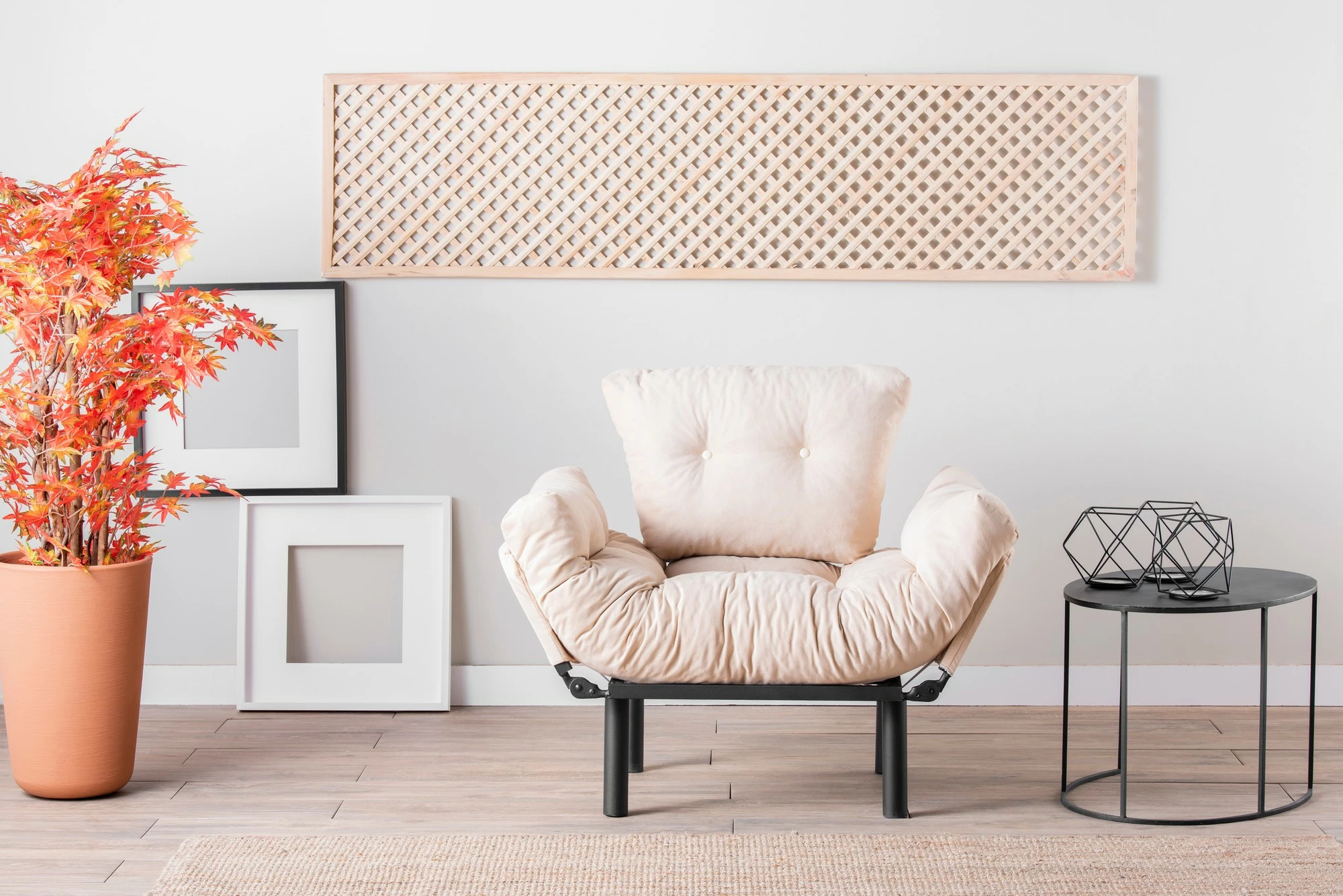 Karrige Wing Nitta, krem, Atelier del Sofa