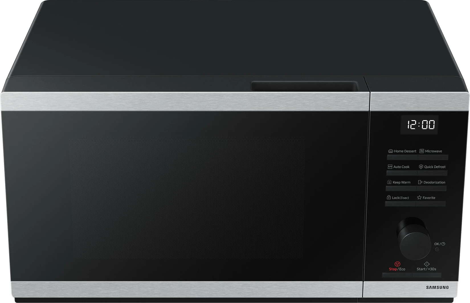 Mikrovalë Samsung MS23DG4504AT, 23 L, 800 W, inox/zezë