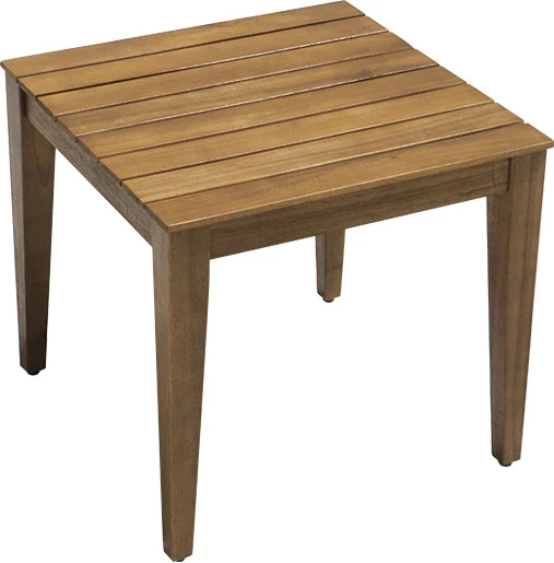 Tavolinë Napole, dru akacie, ngjyrë natyrale, 50x50x45cm