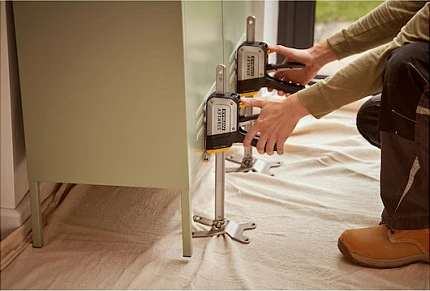 Mjet ngritës Stanley FATMAX TradeLift FMHT83552-1, 150kg, 220mm, set 2 copë, zi/metalike/verdhe
