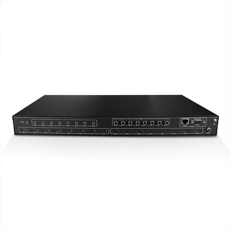 Matrix switcher HDMI LINDY 8x8 4K60, HDMI 2.0b, 18 Gbit/s, metal, i zi