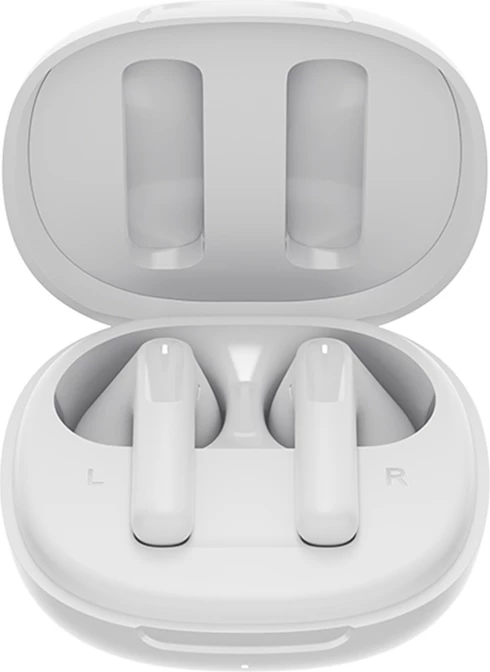 Kufje TWS QCY AilyBuds E20 HT13, Bluetooth 5.4, me mikrofon, të bardha